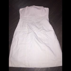 Express Strapless White Dress